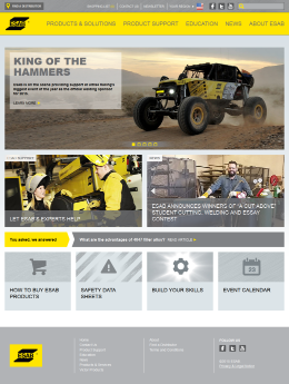 ESAB North America Home Page