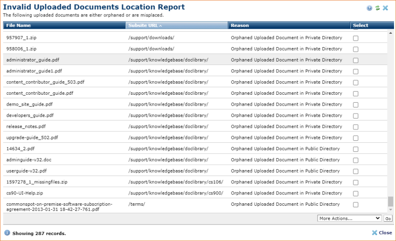 Invalid Uploaded Document Location