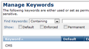 Keyword Management Feature Thumbnail