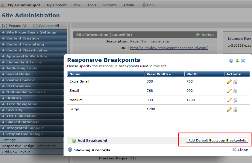 Responsive Design - Breakpoints